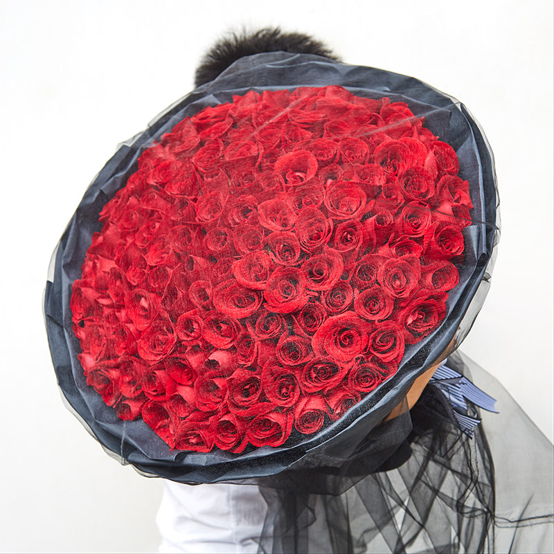 教师节温州同城生日香槟玫瑰花束
