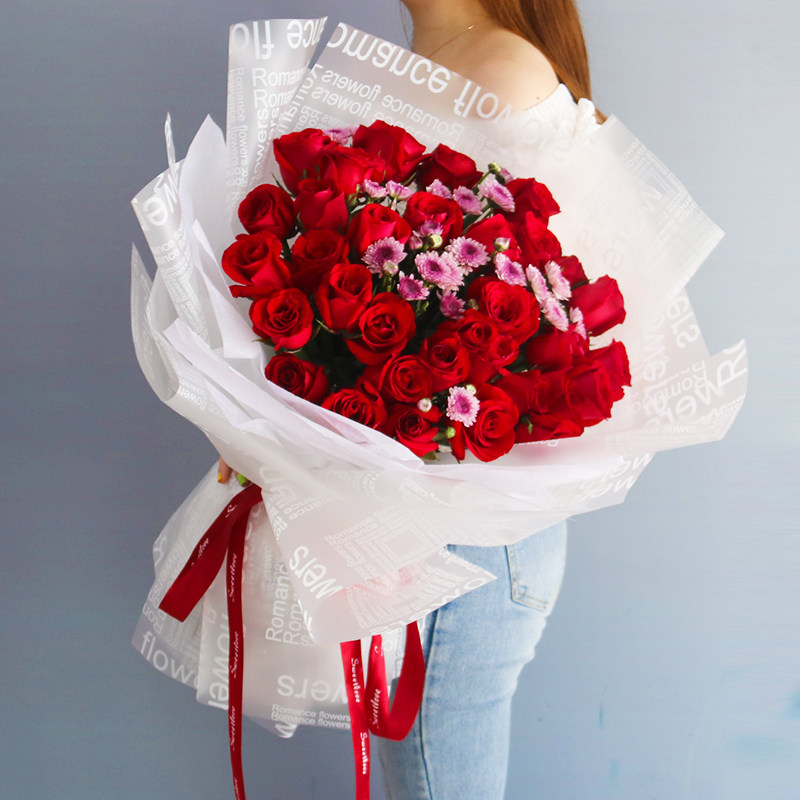 西安红玫瑰花束鲜花速递同城新城碑林莲湖雁塔灞桥未央生日送花店