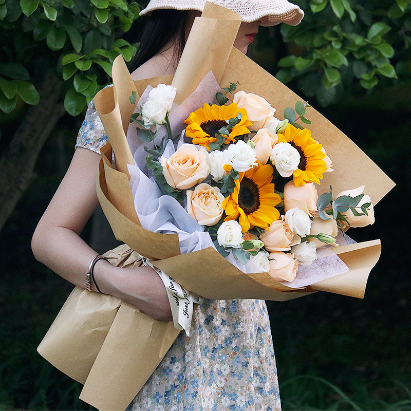 厦门教师节漳州莆田生日玫瑰花束