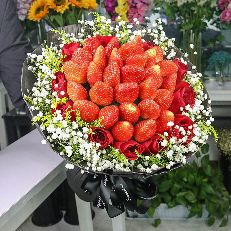 北京上海深圳同城教师节手提花篮
