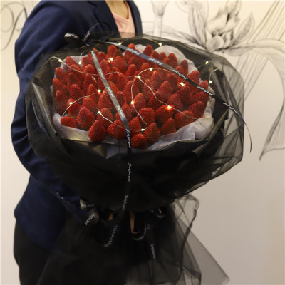 东莞深圳长沙同城速递草莓花束