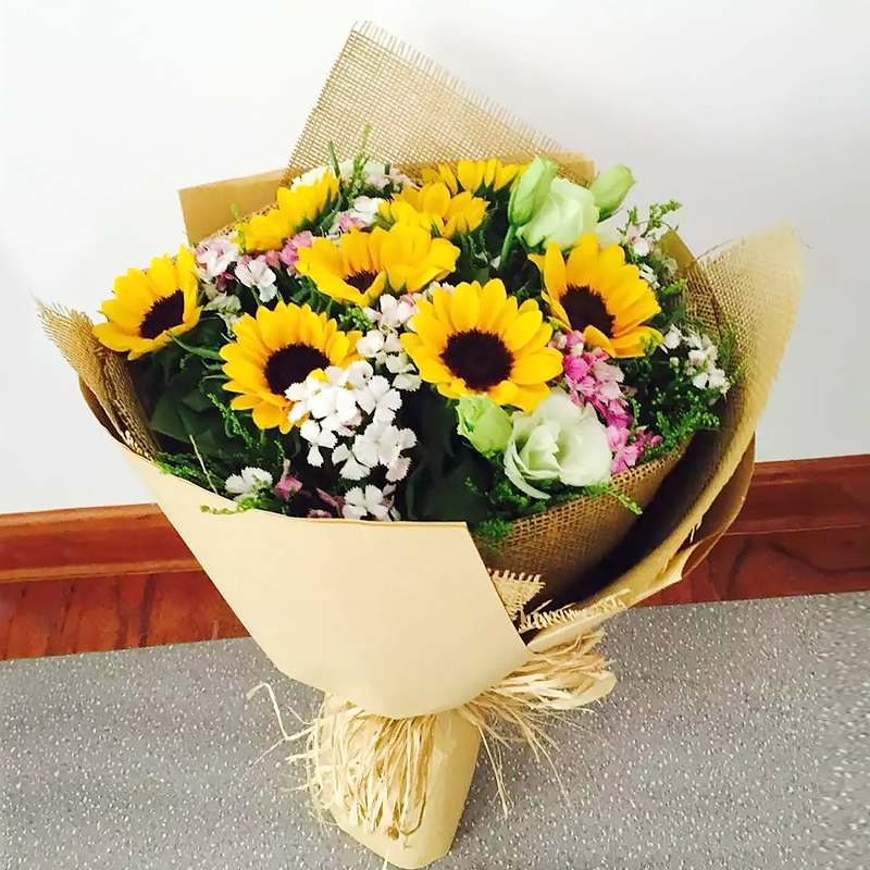父亲节向日葵鲜花六一花束南京北京上海广州深圳鲜花速递同城送花