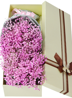 满天星鲜花速递同城生日柳州鱼峰柳南区柳北区女友闺蜜生日送花店