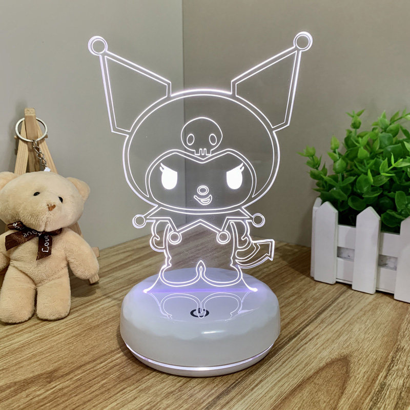 卡通Kuromi动漫周边小夜灯床头灯卧室灯氛围灯暖光台灯节日礼品