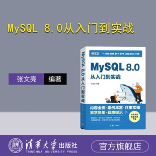 【官方正版新书】MySQL 8.0从入门到实战 张文亮 清华大学出版社 SQL语言-数据库管理系统