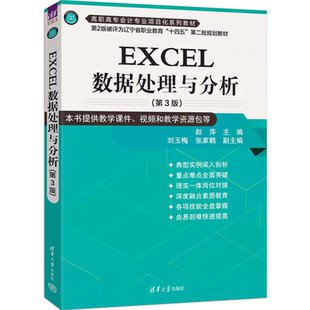 社 EXCEL数据 EXCEL数据处理与分析 主编 等 赵萍 新书 第3版 EXCEL数据处理 清华大学出版 官方正版