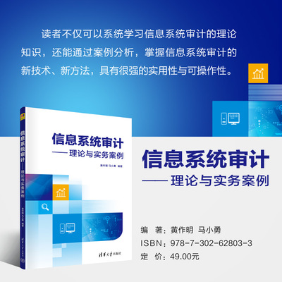 【官方正版新书】 信息系统审计——理论与实务案例 黄作明、马小勇 清华大学出版社信息系统-审计