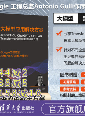 【官方正版新书】 基于GPT-3、ChatGPT、GPT-4等Transformer架构的自然语言处理 [法]丹尼斯·罗斯曼 清华大学出版社 人工智能