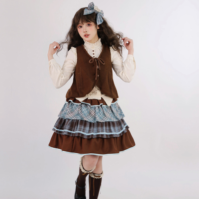 熊熊生巧青LO棕色短裙洋装预约