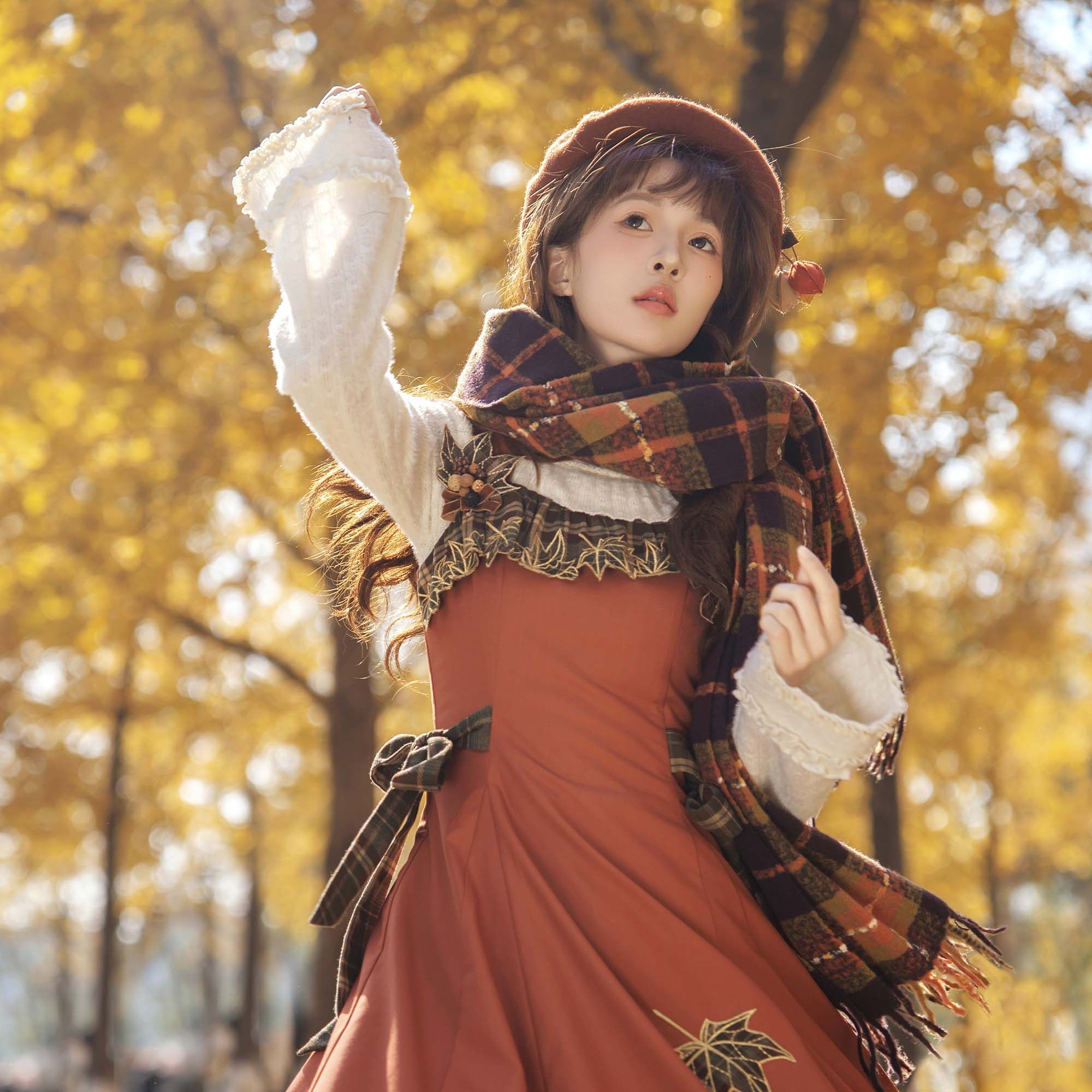 【拾秋记小物】树叶刺绣胸针围巾发夹链接-青LO原创Lolita,模玩/动漫/周边/娃圈三坑/桌游,lolita洛丽塔配饰小物/道具,淘宝优惠券,粉丝福利购,淘宝优惠卷