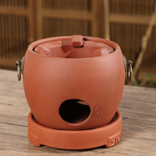 陶潮烧水炭炉垫红泥小火炉木炭茶炉隔热垫茶壶垫壶托碳炉风炉底座