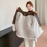新款2025冬季高品质风皮毛一体2915P205控318，女装派克服，2C100