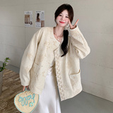 有货内有买家秀高品质肌理感提花风外套2525P175控238，女装短外套，2C100