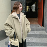 新款2025冬季高品质正反两穿派克服2959P225控328，女装派克服，2C100