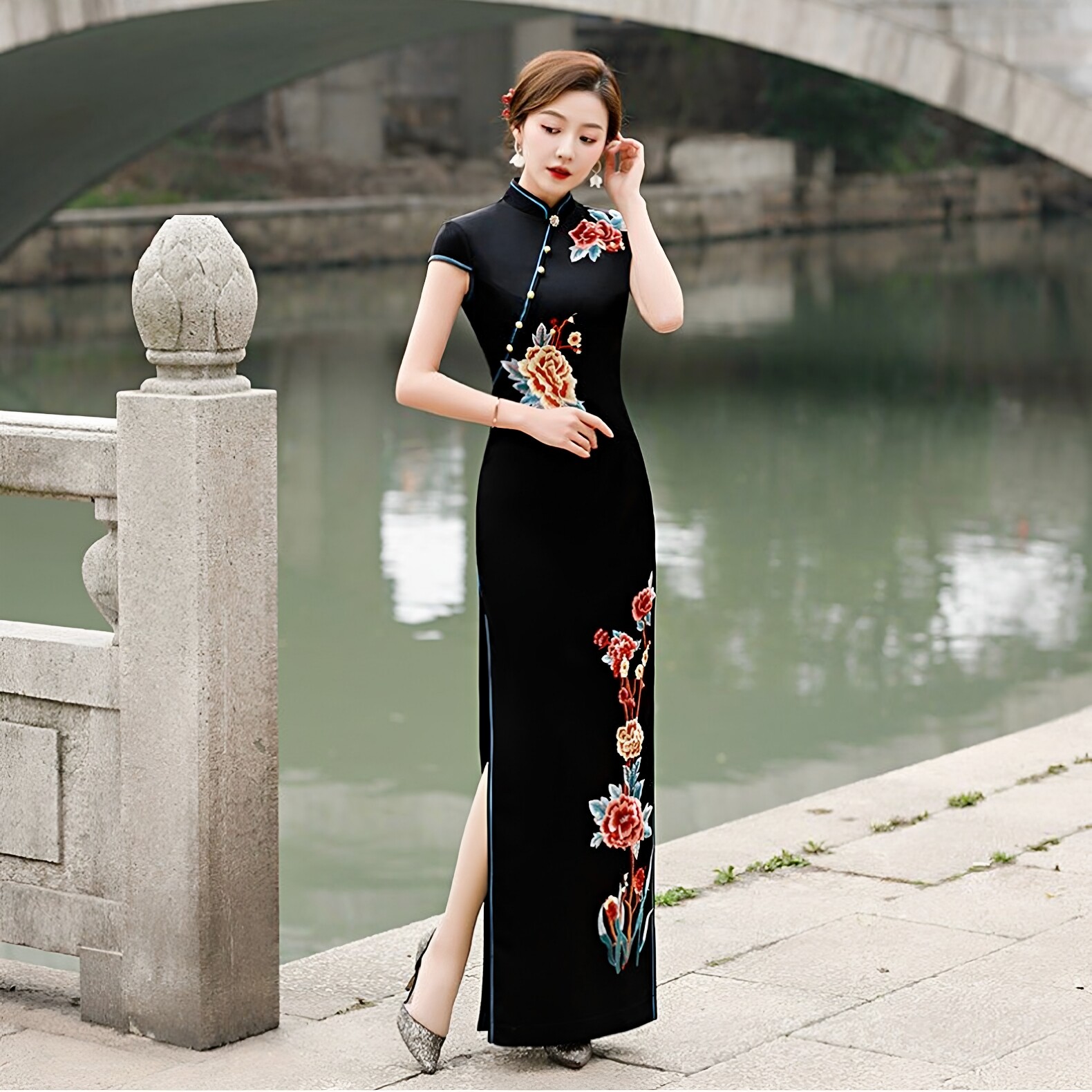 走秀旗袍演出服2026新品