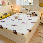 定做全棉床笠135x190x140x200x120加大榻榻米薄棕垫套防滑床罩1.8