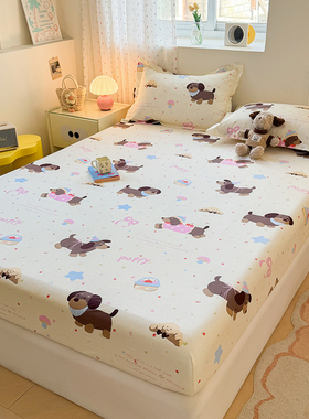 定做全棉床笠135x190x140x200x120加大榻榻米薄棕垫套防滑床罩1.8