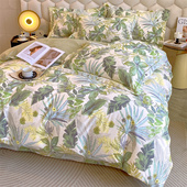 定制248x248全棉被套四件套双人加大229x230纯棉被罩床罩床上用品