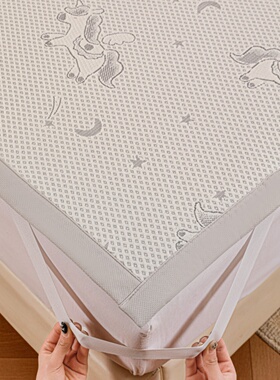 A类订制定做乙纶冰豆豆软席1.8卡通冰丝床单夏凉席三件套150x190