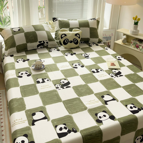 日系少女定做榻榻米加大全棉床单