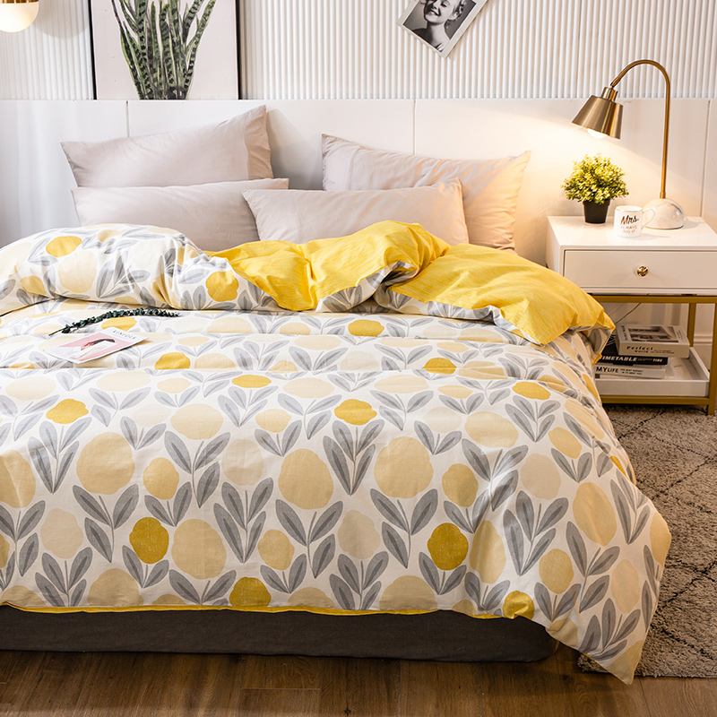 全棉被套定做尺寸纯棉被罩