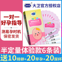 David semi quantitative ovulation high precision test paper 6 + ovulation test paper 10 early pregnancy test paper 20 female pregnancy preparation