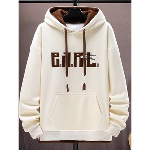 2026新款青少年春秋季连帽卫衣男孩外套初中高中学生大童春装上衣