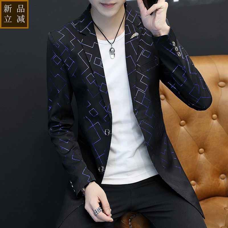 品质风衣男2024新款中长款春秋大衣休闲潮流男装西装薄款长款秋天