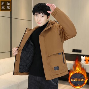 品质2024新款潮流棉服男款秋冬季青少年保暖棉袄初中高中学生棉衣