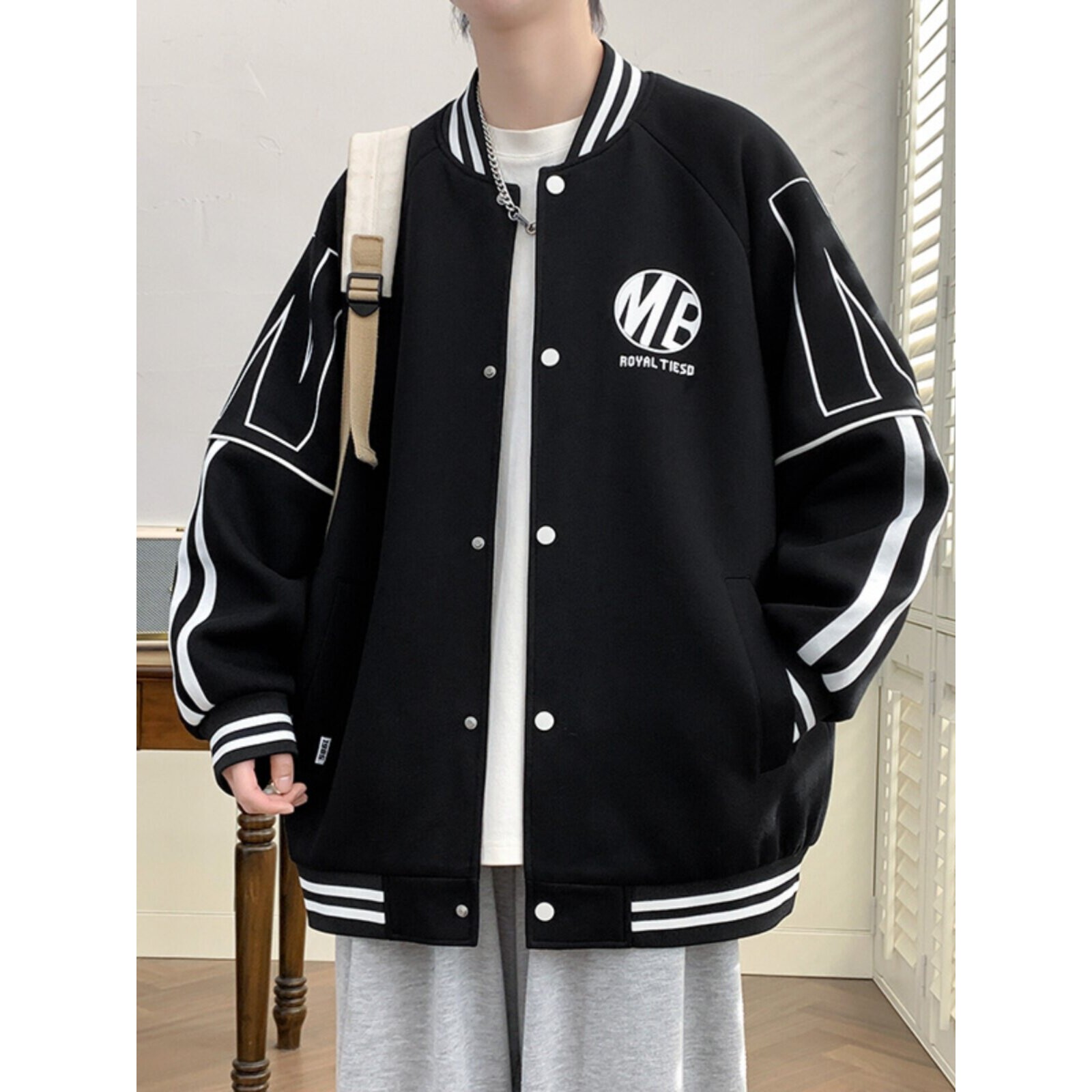 2026新款春秋季青少年外套男初中高中学生棒球服大童男装春装夹克