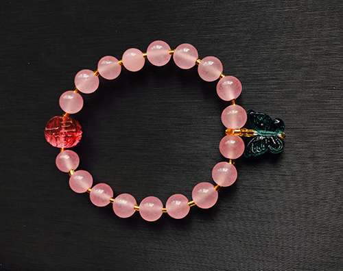 纯天然水晶碧玺翡翠配饰手串