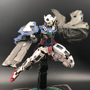 万代PG1/60能天使高达战损版代工上色成品fei现货