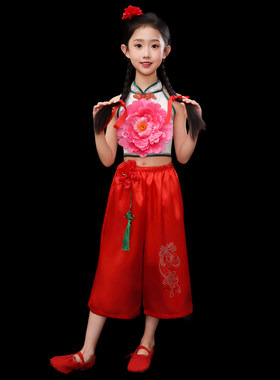 辣妹子秧歌舞手娟舞蹈服装