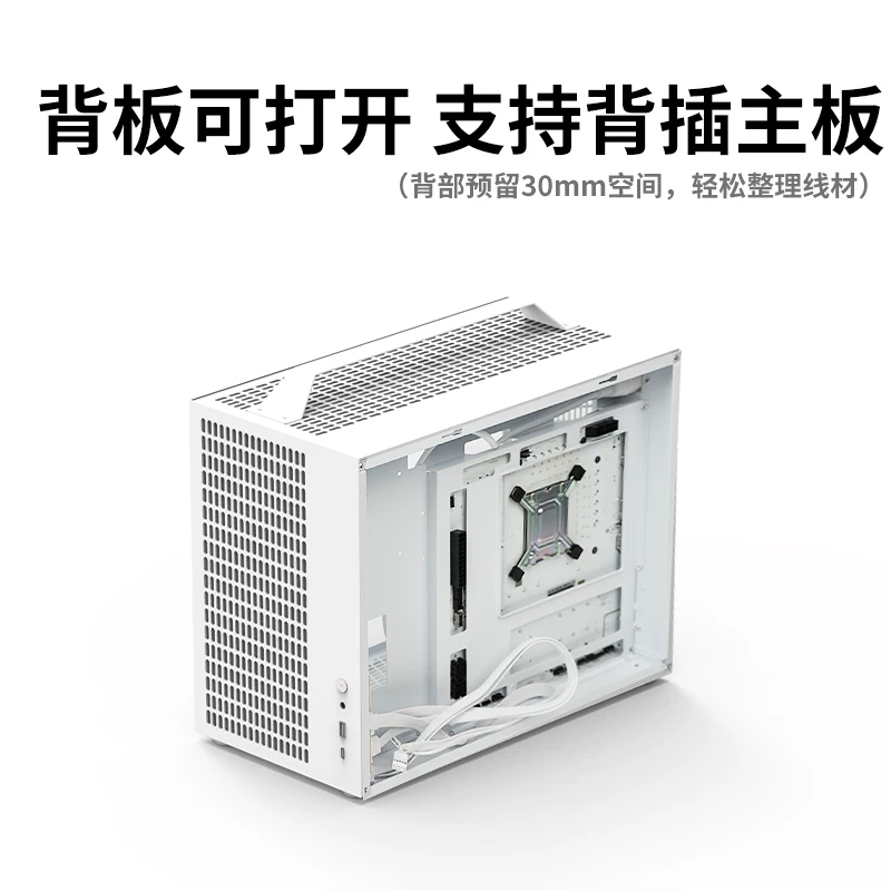 Портативный блок питания Benniu N25 форм-фактор ATX для корпусов mATX/ITX с водяным охлаждением 240 мм, задняя крышка, разъем для материнской платы, нес IF17