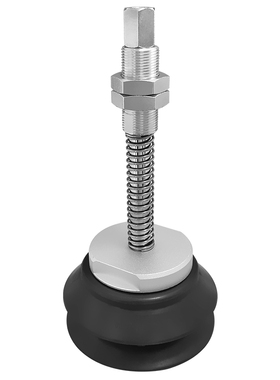 SH40WS/SH50WS/SH63WS/SH80WS-E25/E50/E75-M18白色硅胶真空吸盘