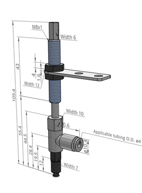大洋真空吸盘机械手配件气动吸嘴头ZPR02/04/06/08USJ10-04/06-A8
