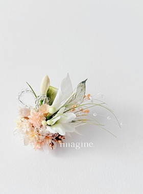 永生花戒指极简高级新娘戒指花