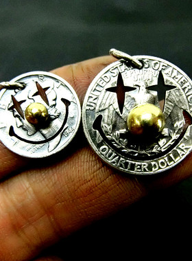 好成交吧小丑银币手工项链吊坠