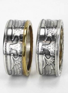 【好成交吧】手工德国银币戒指