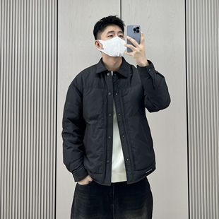 25秋冬新款 羽绒服男士 休闲舒适轻薄翻领外套 简约轻薄款 梅一天时尚