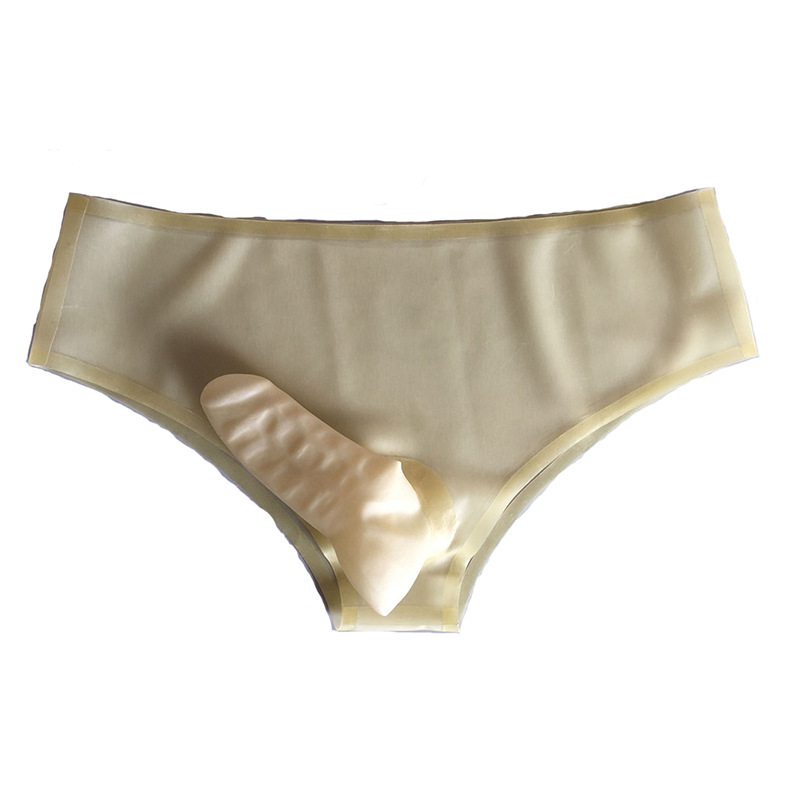 乳胶内裤男短裤红色男士内衣恋物癖紧身内裤手工定制塑身美体裤子