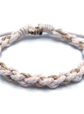 男女棉麻简约手工编织原创手绳