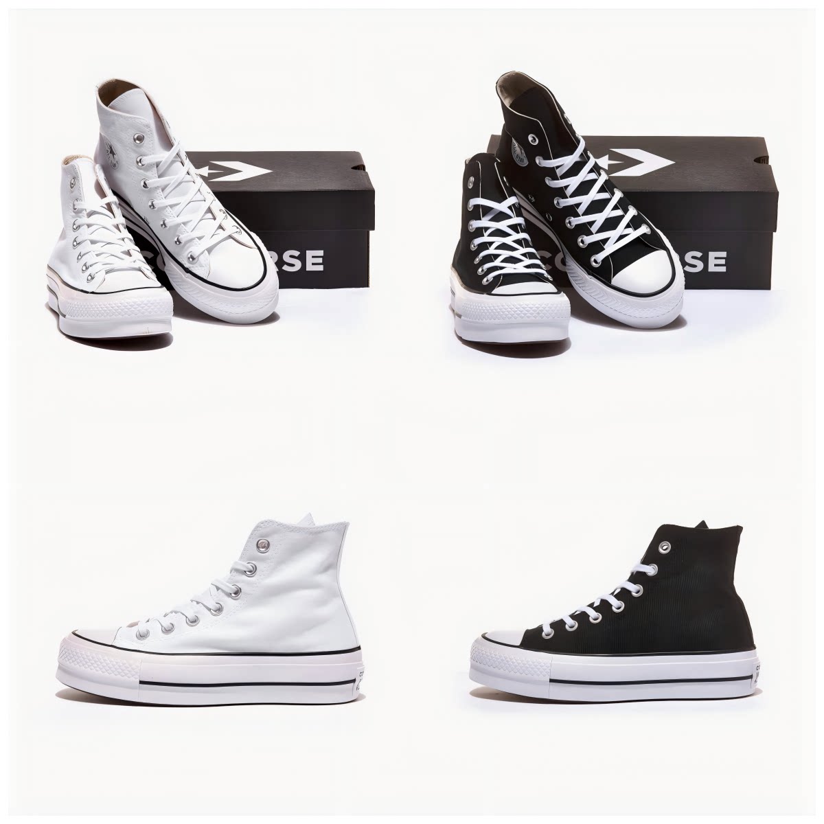Converse匡威CTAS LIFT HI高帮帆布鞋厚底增高男女休闲鞋560845C
