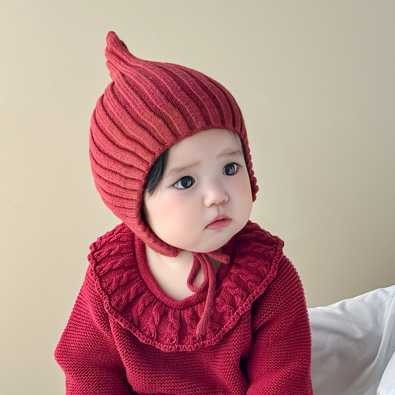 宝宝帽子秋冬可爱超萌精灵巫师帽小月龄婴幼儿毛线针织帽红色新年,童装/婴儿装/亲子装,帽子,淘宝优惠券,粉丝福利购,淘宝优惠卷