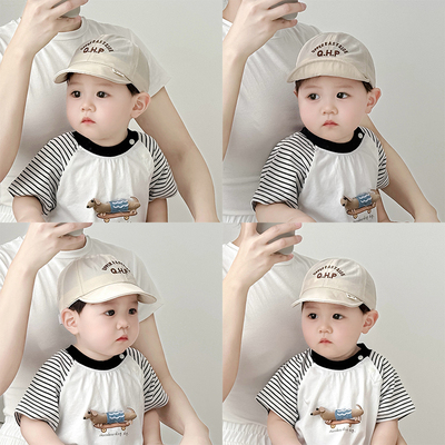 宝宝鸭舌帽速干短檐遮阳帽婴幼儿