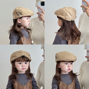 宝宝帽子秋冬季帅气百搭男女儿童前进帽2025新款2岁6韩版凹造型潮
