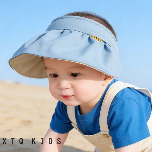 宝宝遮阳防晒小月龄婴幼儿太阳帽