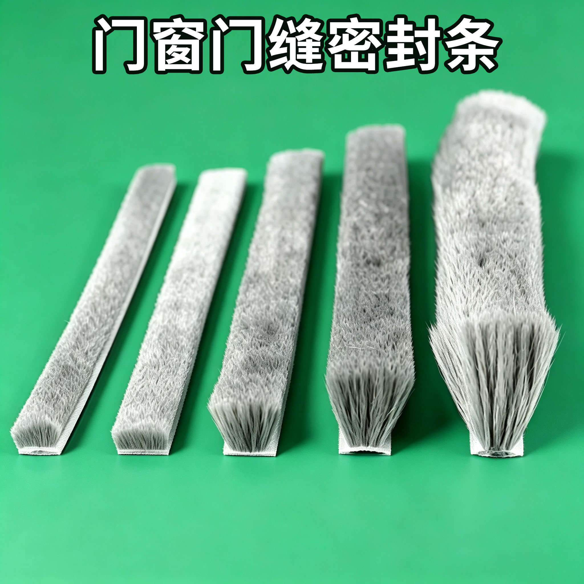 铝合金门窗密封条门缝卡槽毛条胶条玻璃窗户纱窗防风隔音挡风神器
