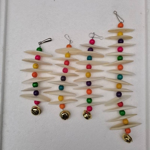 源头工厂打磨脱盐墨鱼骨风铃串鹦鹉磨牙爬宠类啃咬玩具乌贼骨