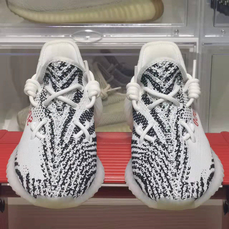 官网正品yezi yeezy椰子350白斑马男鞋地球美洲限定满天星莆田鞋